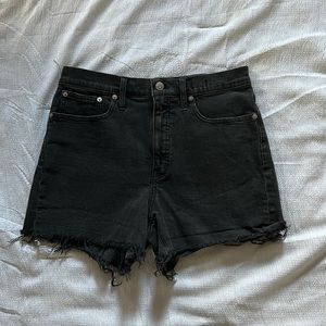 Madewell High Rise Denim Shorts